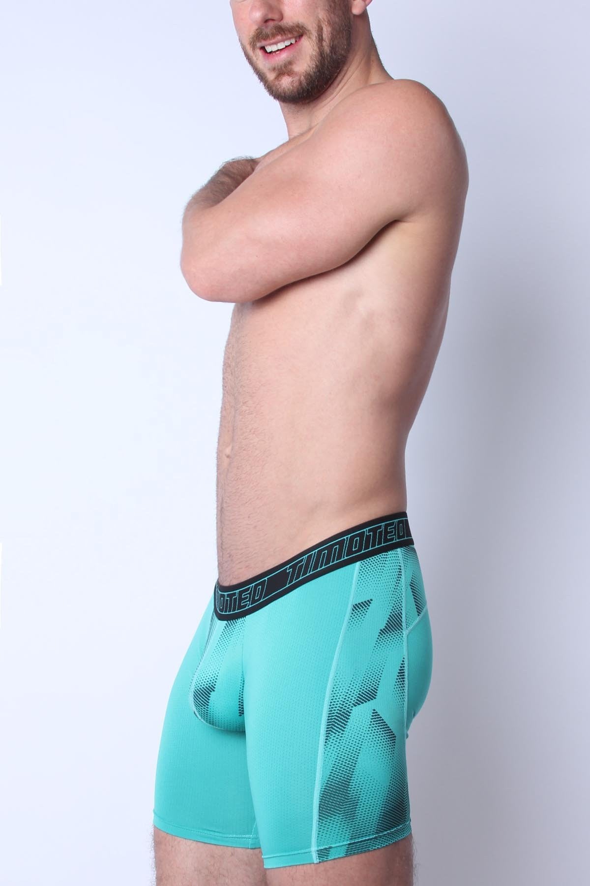 Timoteo Mint Aero Sport Compression Short