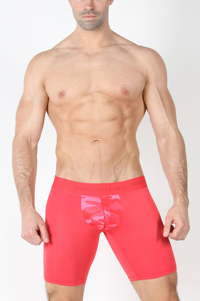 Timoteo Red Aero Sport 2.0 Compression Legging Short