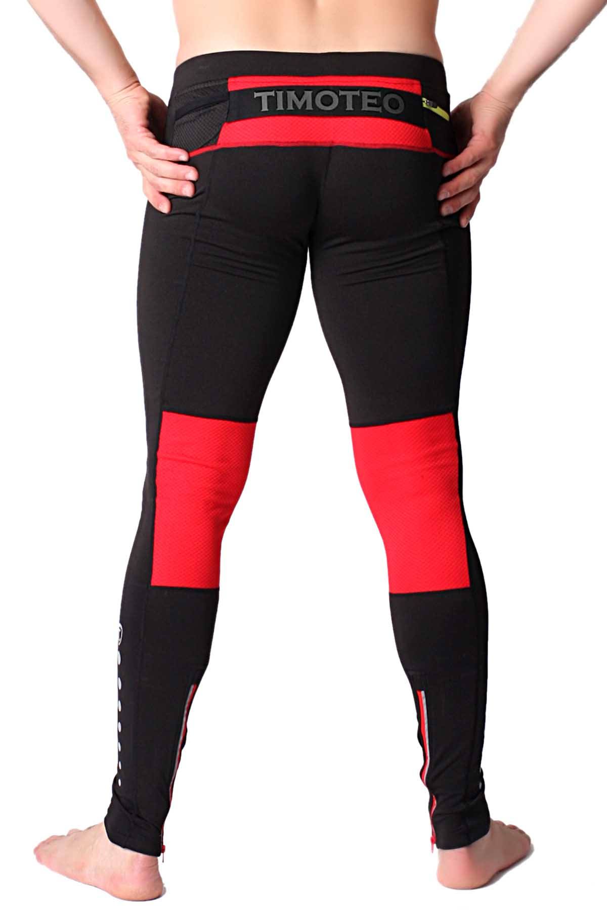 Timoteo Red Power Stretch Legging