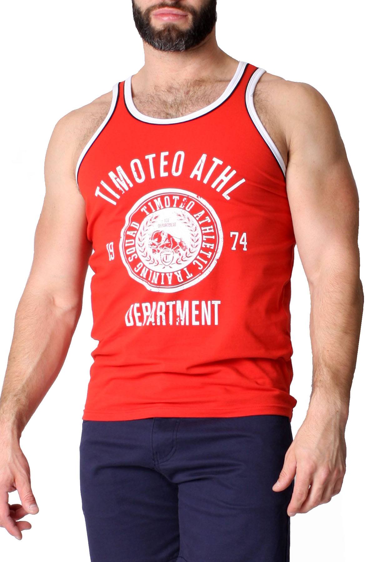 Timoteo Red Training Team Tank Top