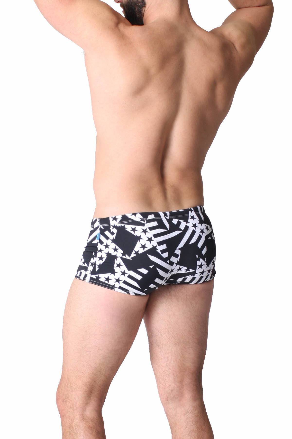 Timoteo Star/Stripe Open-Water Swim Trunk