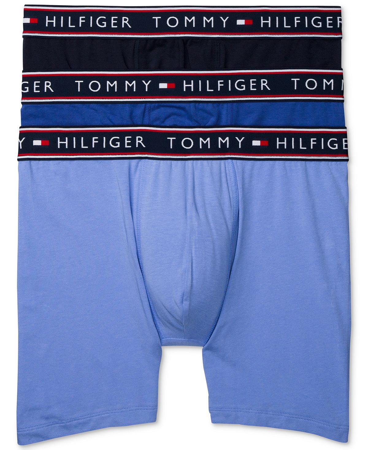 Tommy Hilfiger 3-pk. Cotton Stretch Boxer Briefs Persian Blue