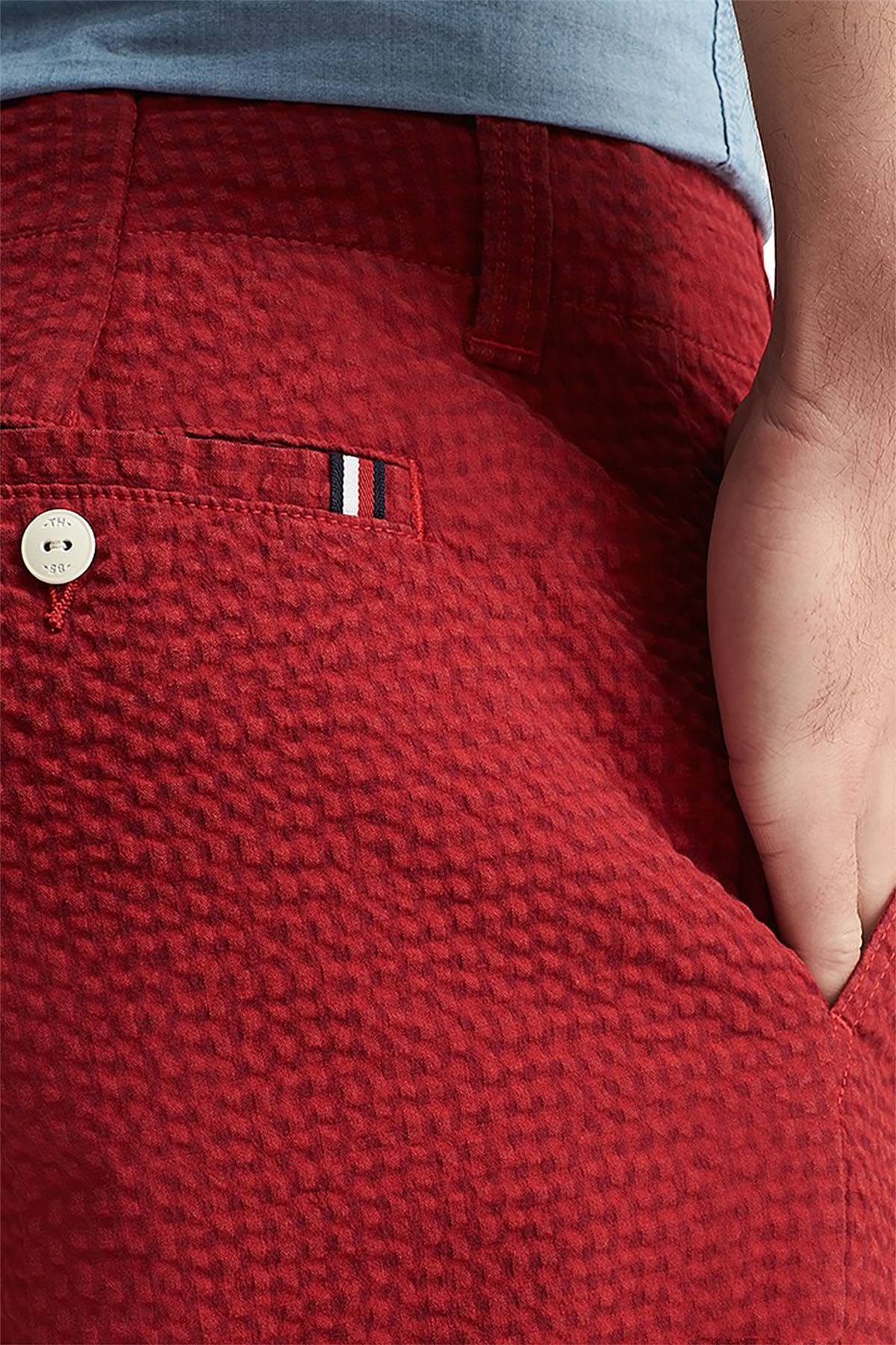 Tommy Hilfiger As-Is-Red Gingham 9'' Jerry Short