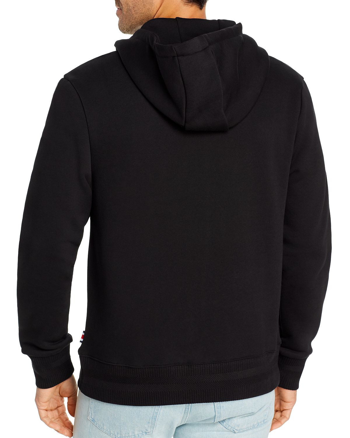 Tommy Hilfiger Embroidered Logo Hoodie Jet Black