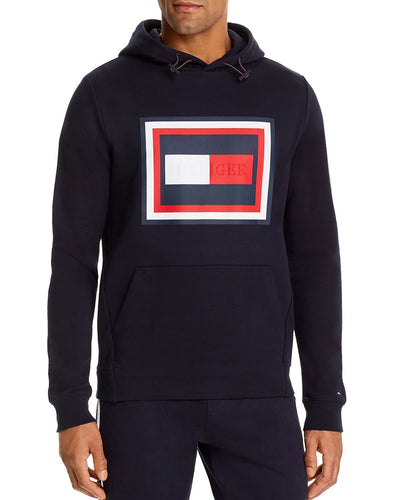 Tommy Hilfiger Graphic Logo Hooded Sweatshirt Desert Sky