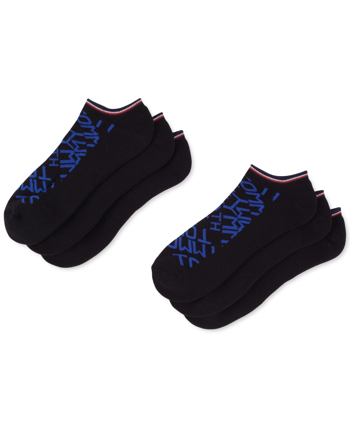 Tommy Hilfiger Men's 6-Pk. Logo Athletic No-Show Socks