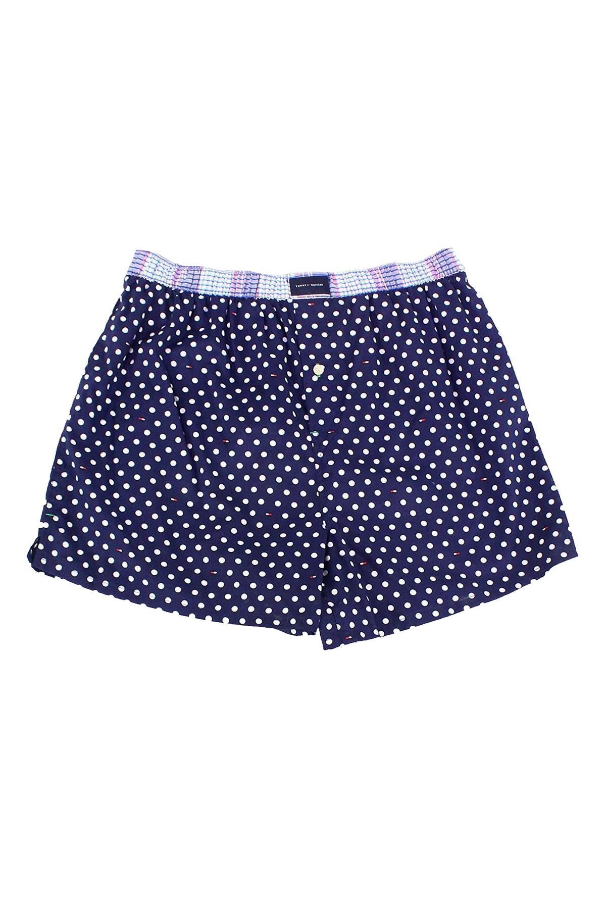 Tommy Hilfiger Night Blue Printed Woven Boxer Short