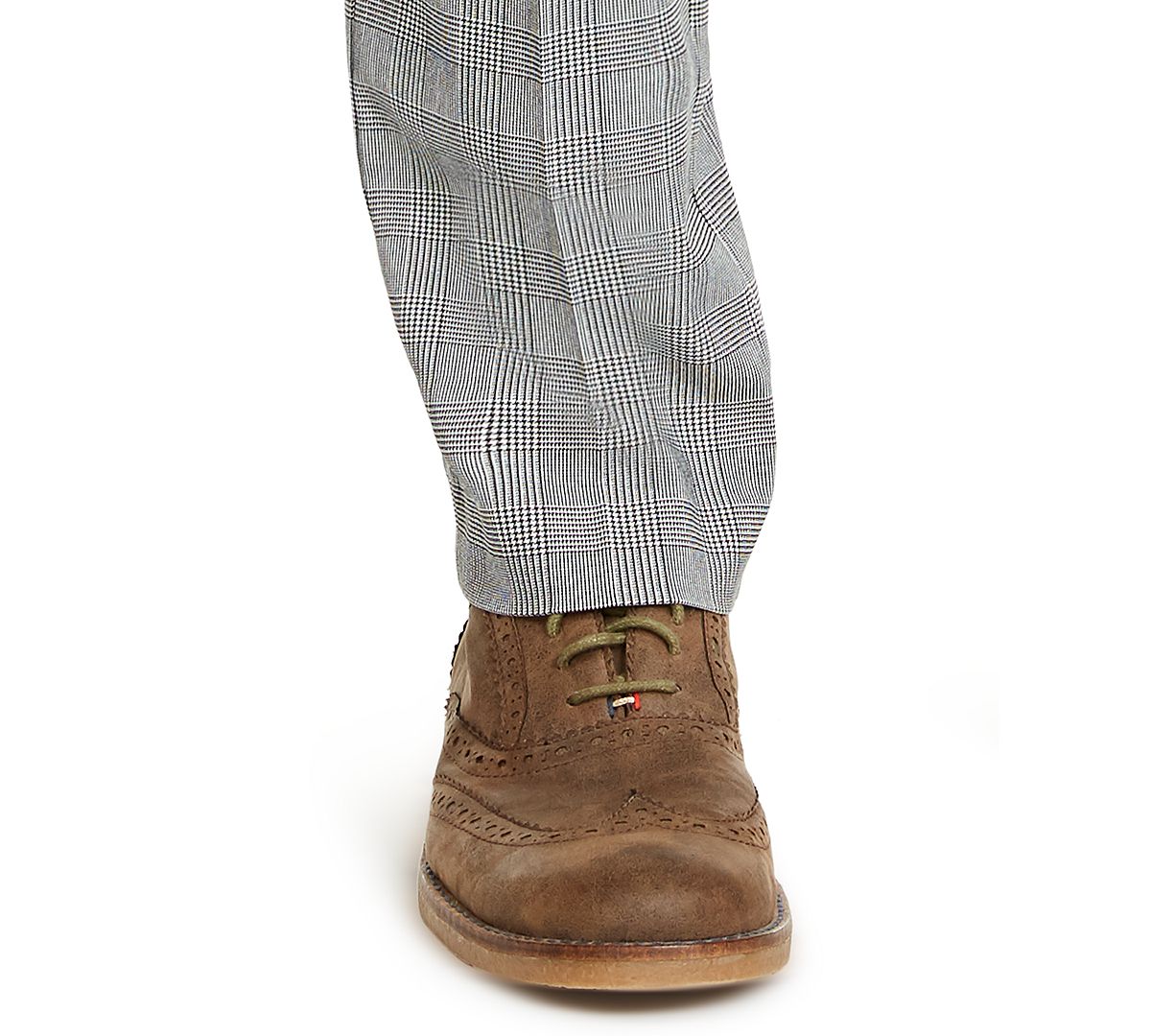 Tommy Hilfiger Plaid Th Flex Stretch Modern-fit Dress Pants White/Black