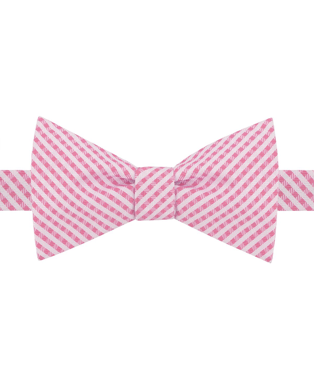 Tommy Hilfiger Rockaway Gingham Bow Tie Pink