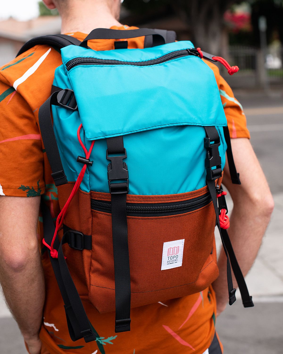 Topo Designs Rover Pack Corduranylon Backpack Turquoise