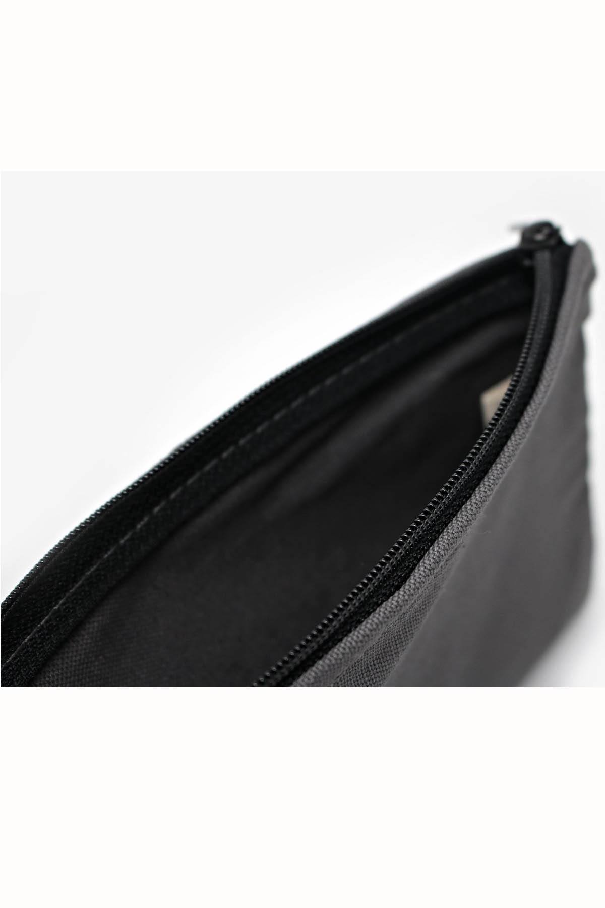 Towne9 Dark-Grey Perfect Zip Pouch
