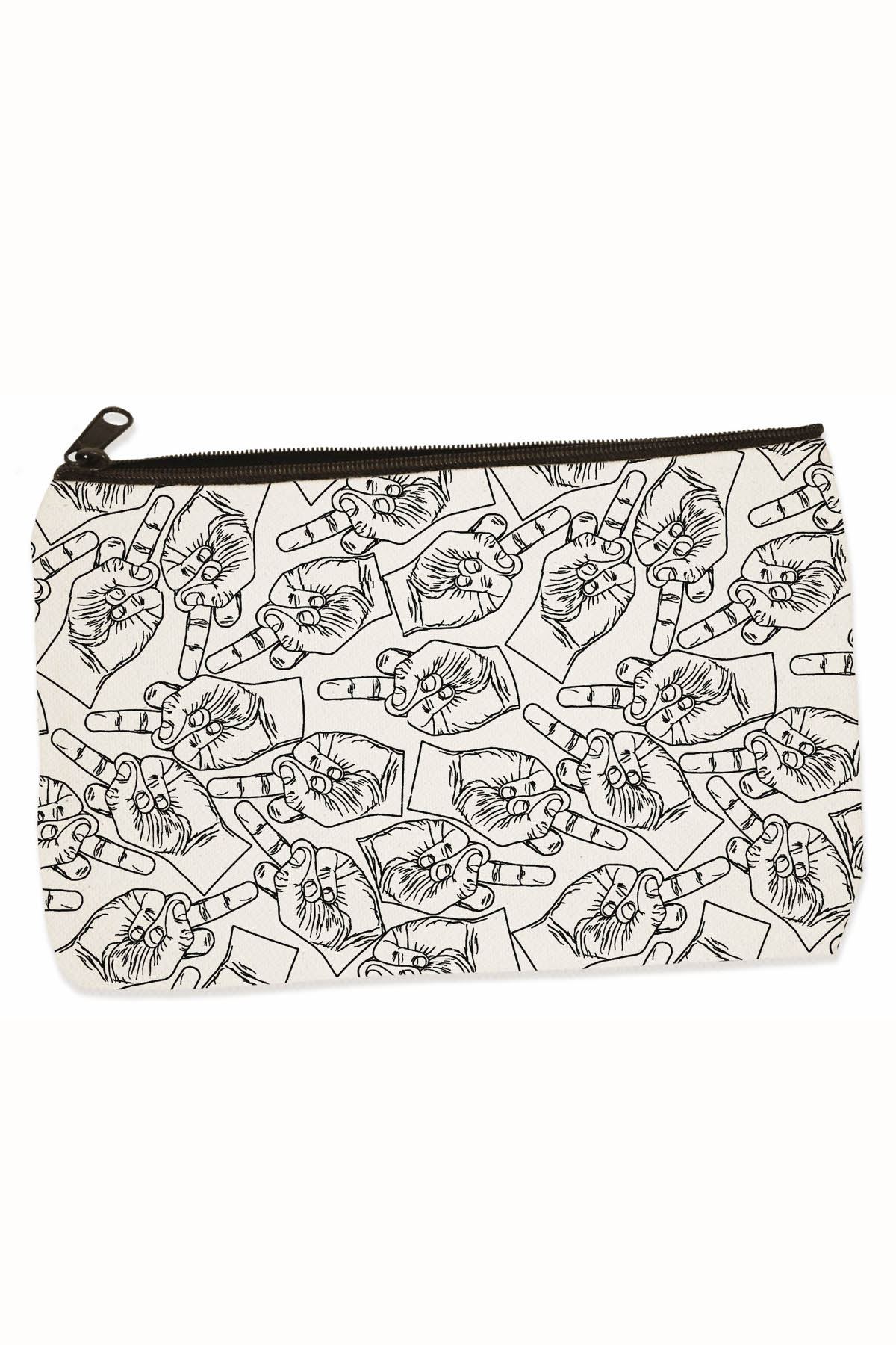 Towne9 Dont Tell Me to Smile Zip Pouch