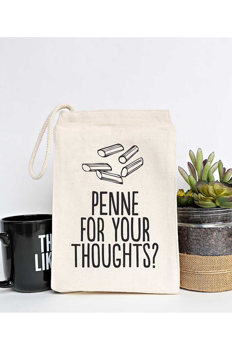 Towne9 Penne for Your Thoughts Lunch Tote