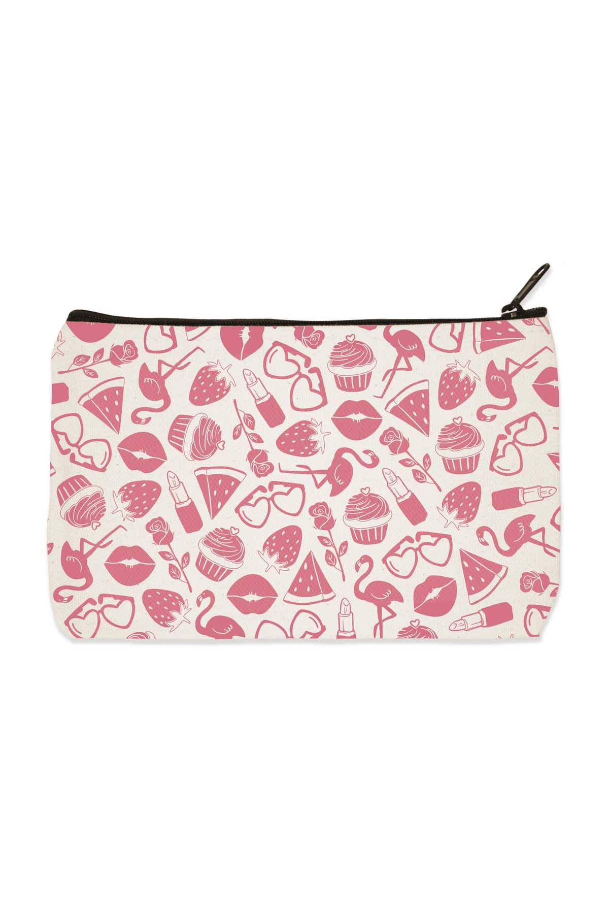 Towne9 Pink Things Zip Pouch