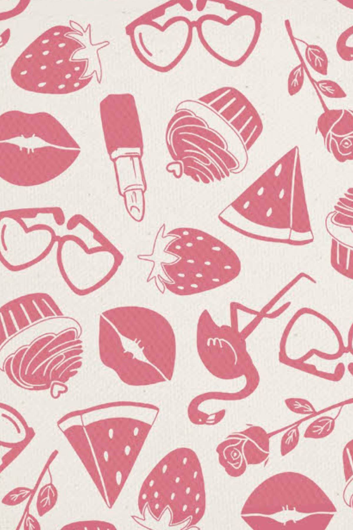Towne9 Pink Things Zip Pouch