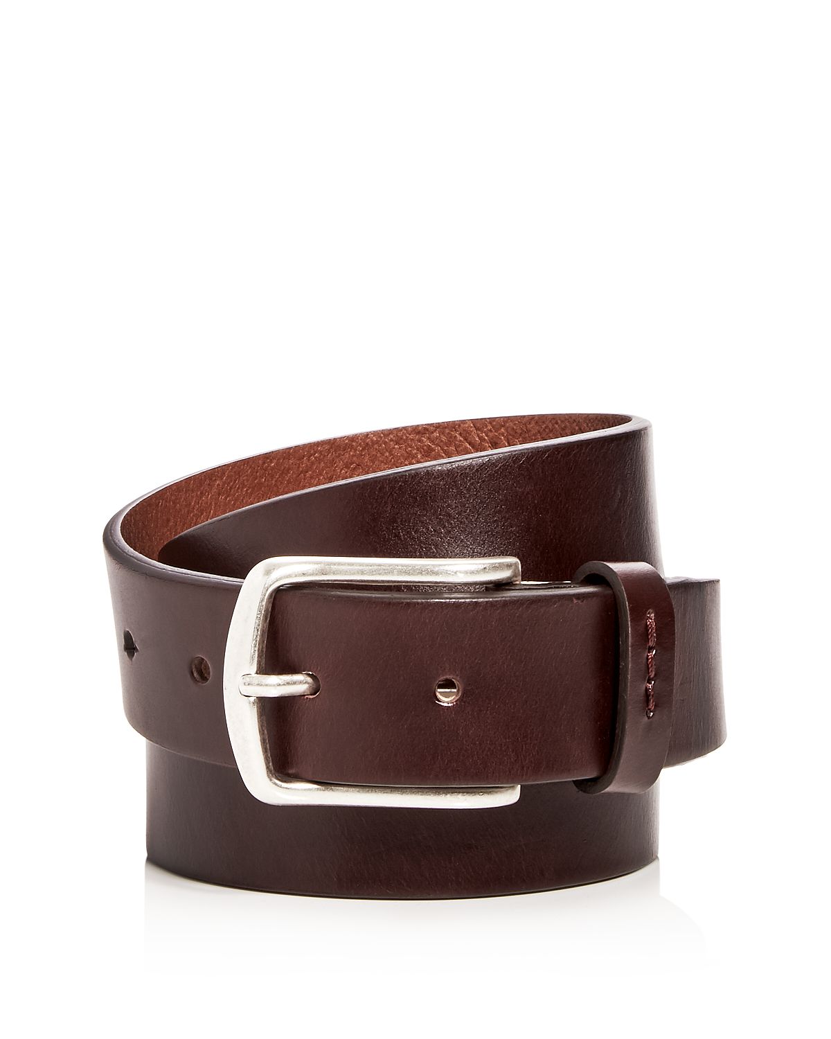 Trafalgar Lucas Leather Belt Burgundy