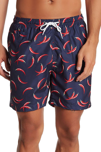 Trunks Surf & Swim Co. Printed Sano Swim Short in Marine Chili Pepper