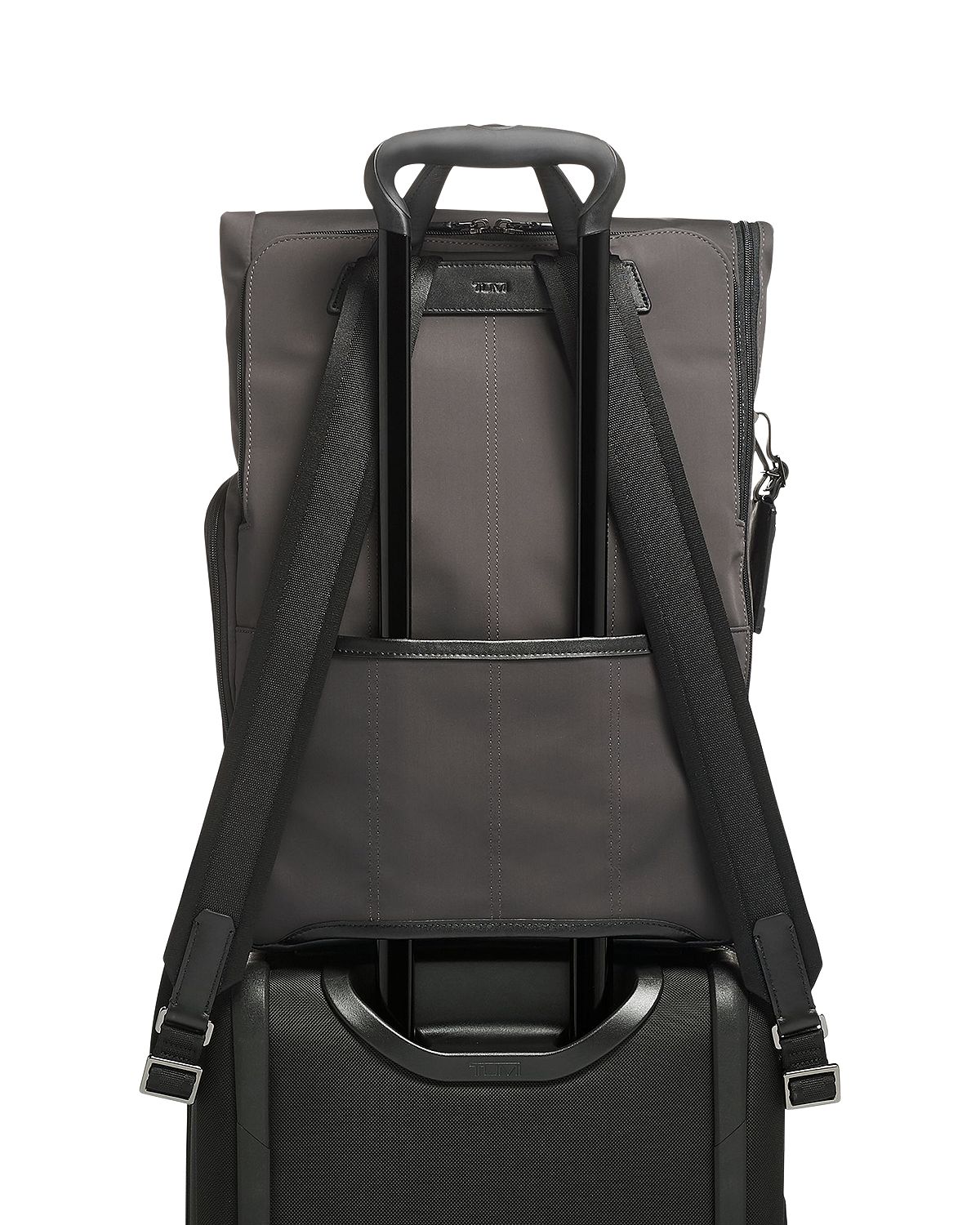 Tumi Harrison Osborn Roll Top Backpack Reflective Iron
