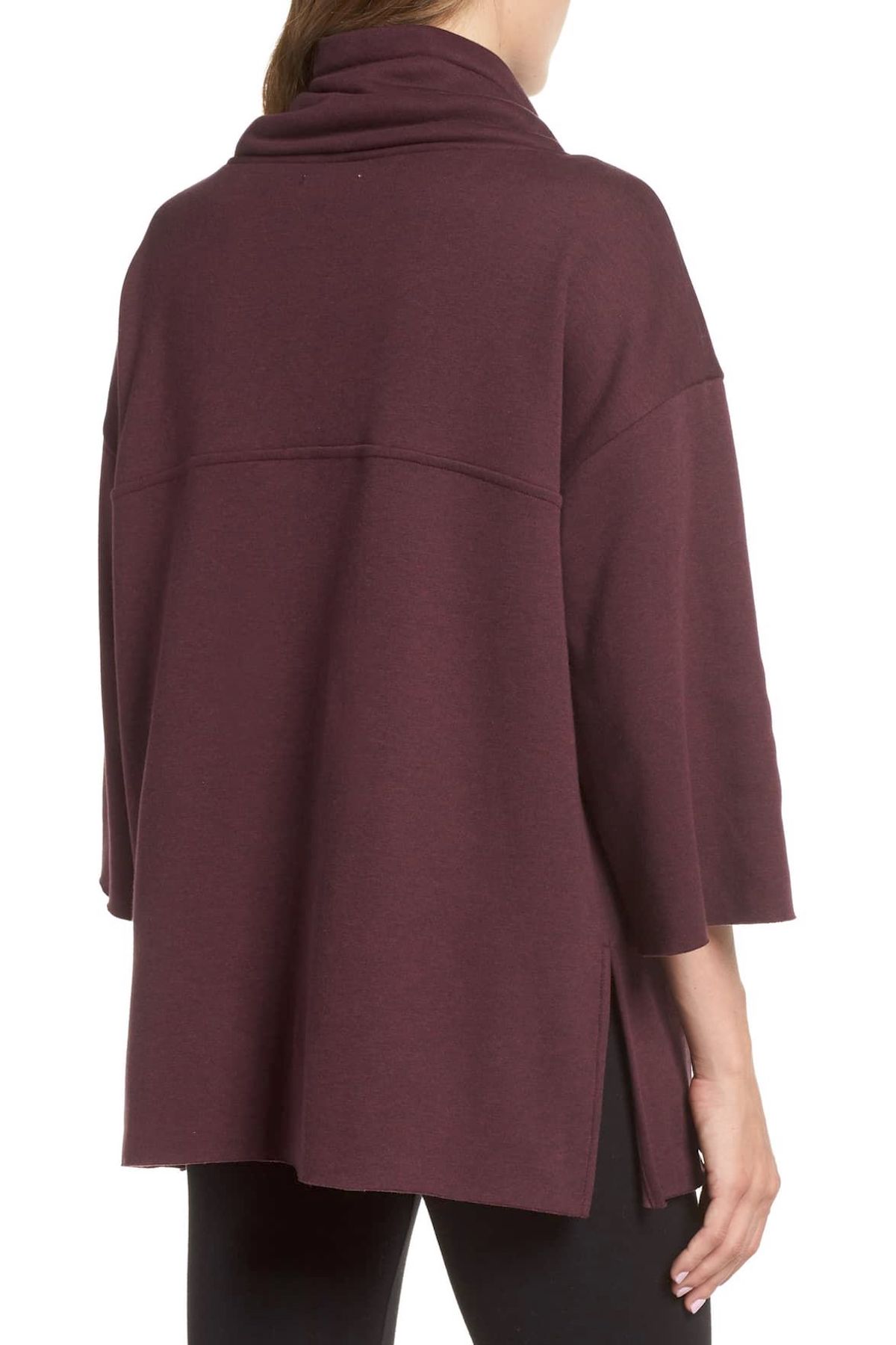 UGG Port Heather Astrid Fleece Lined Poncho