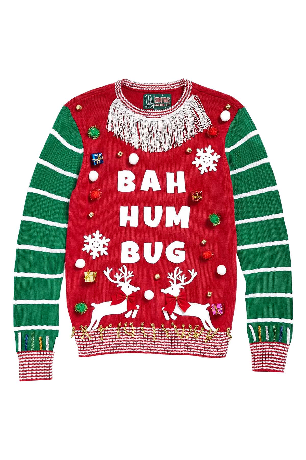 UglyKits™ Red/Green Unisex Ugly Christmas Sweater Kit