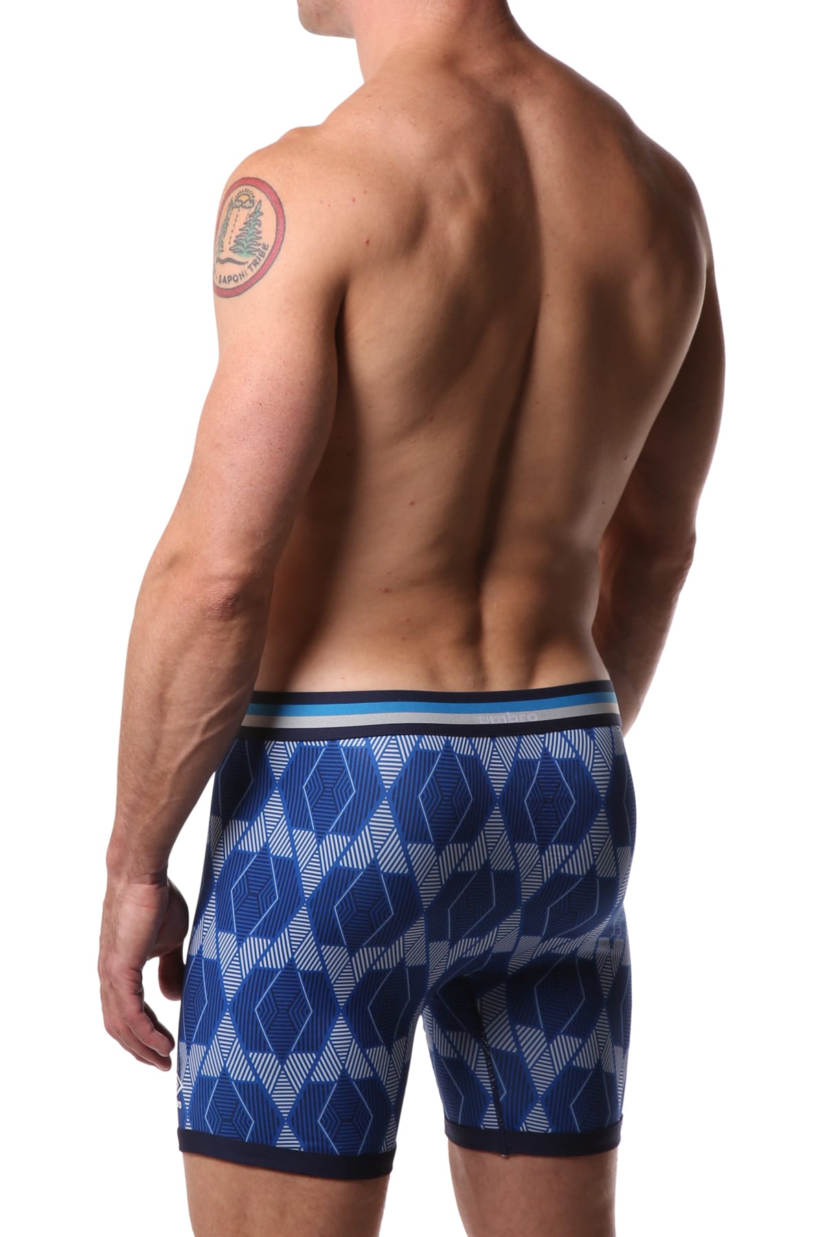 Umbro Blue Triangle Diamond Performance Boxer Brief
