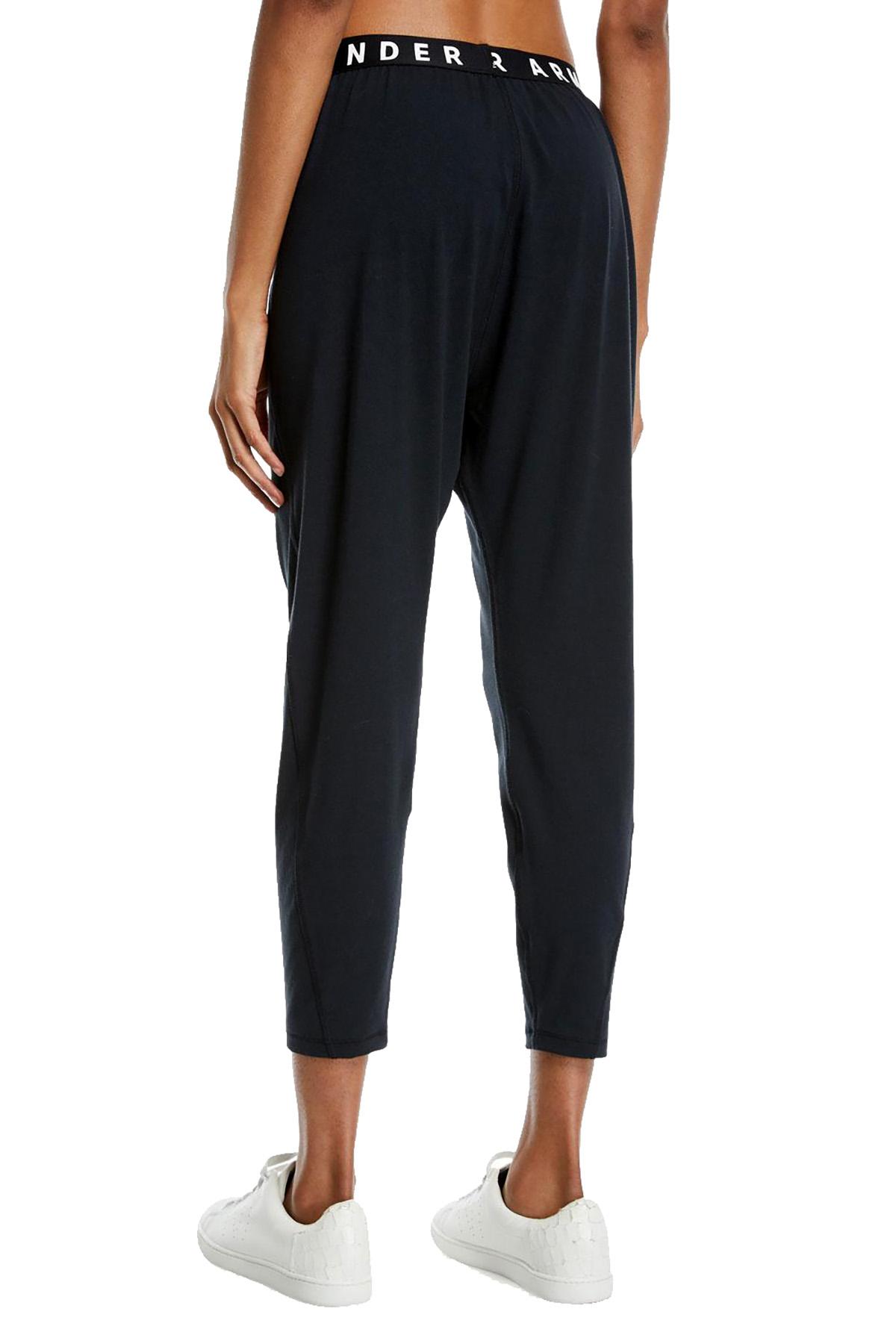Under Armour Black Favorite Tapered Cropped Slouch Pant
