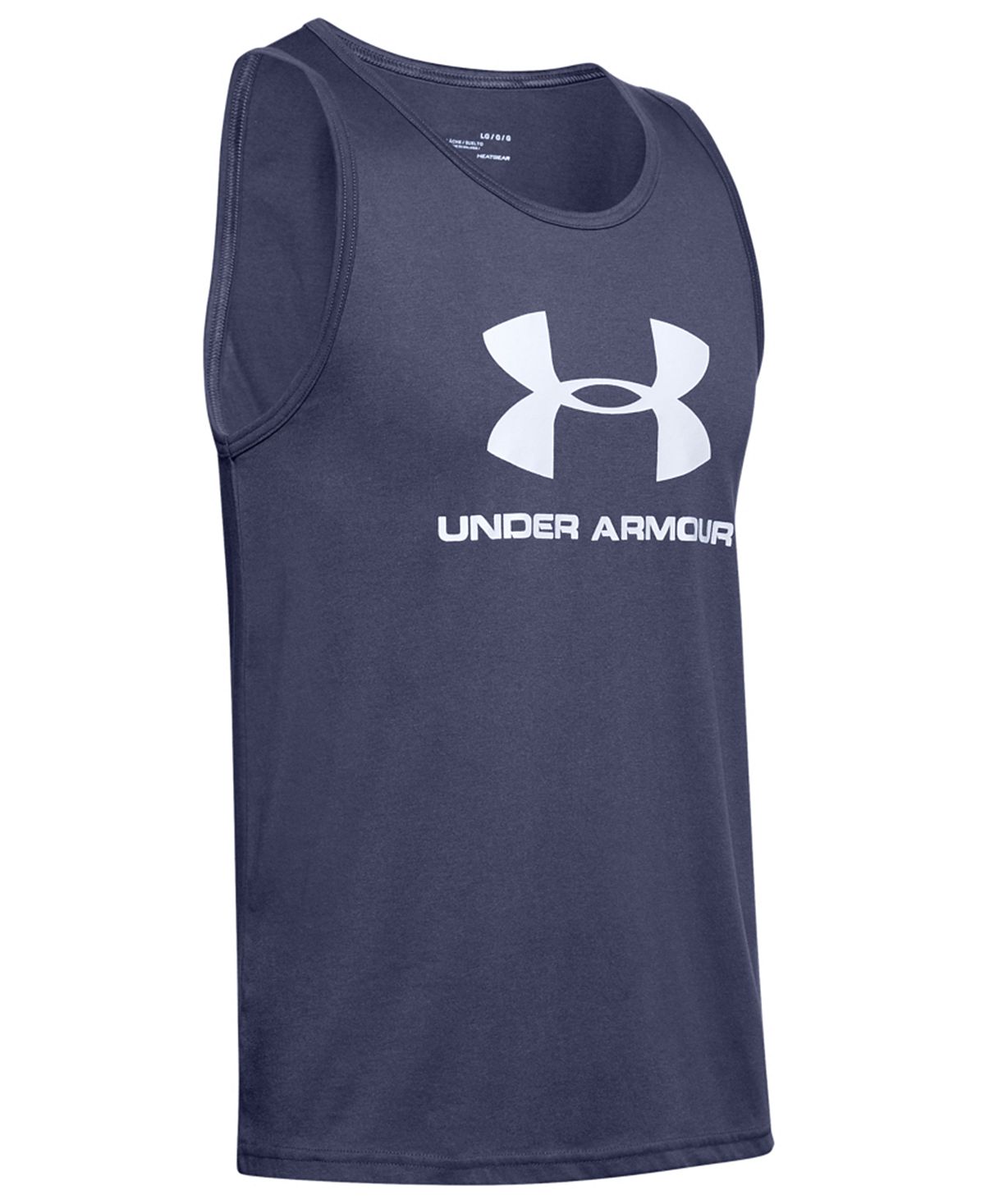 Under Armour Sportstyle Logo Tank Blue Ink