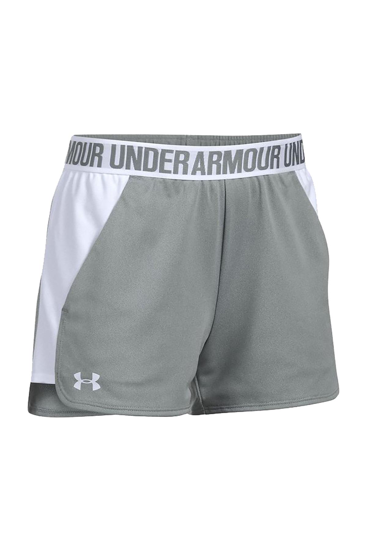 Under Armour True-Grey Heather 3'' Play-Up Performance Short 2.0