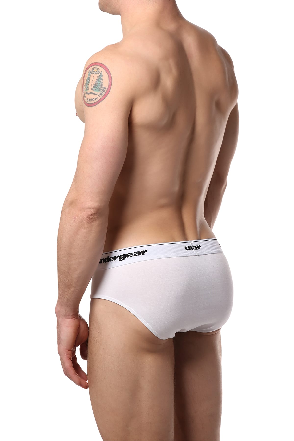 Undergear White Stitch Essential Brief