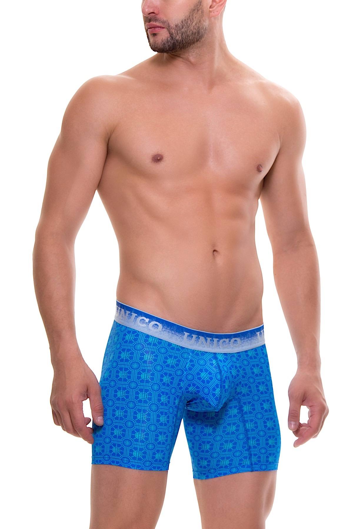 Unico Blue Fireworks Boxer Brief