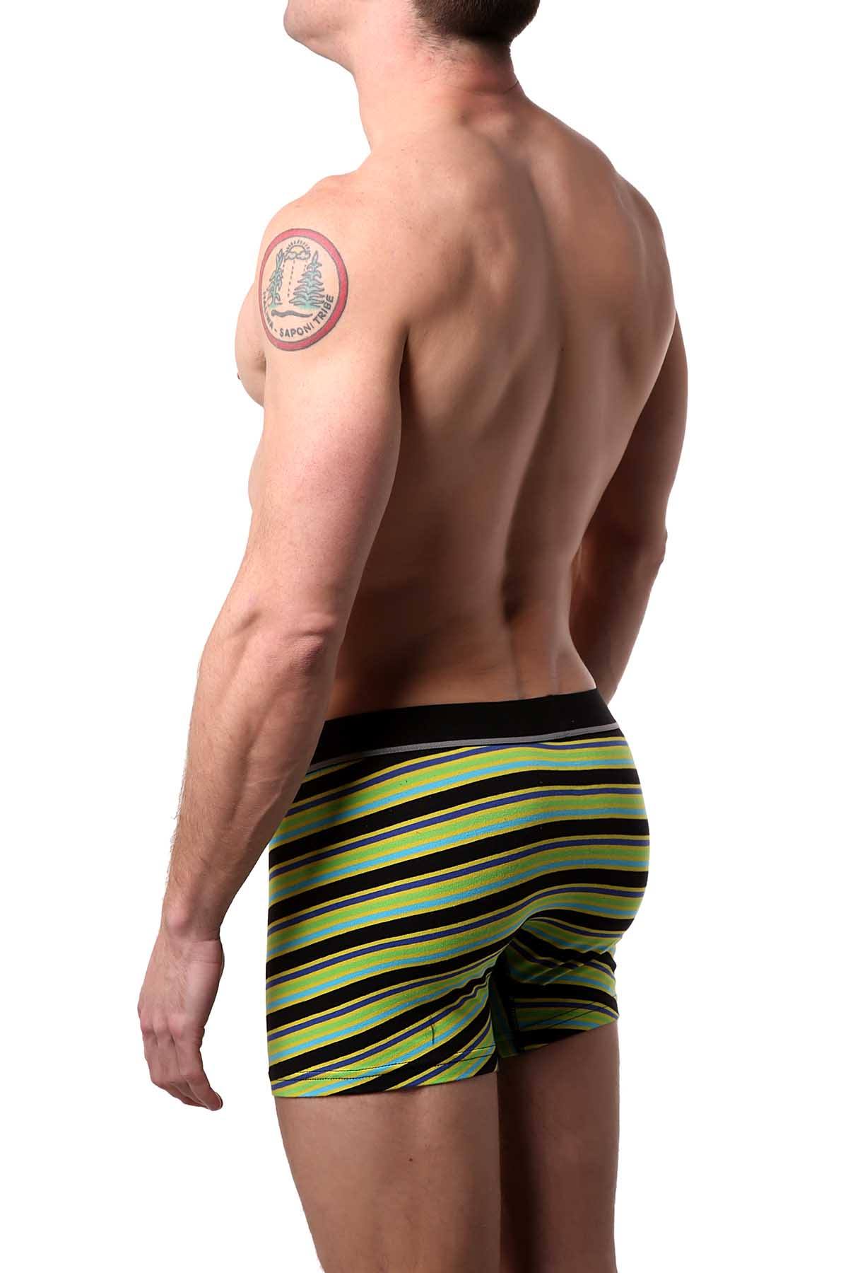 Unsimply Stitched Lime/Black Sunset-Stripe Trunk