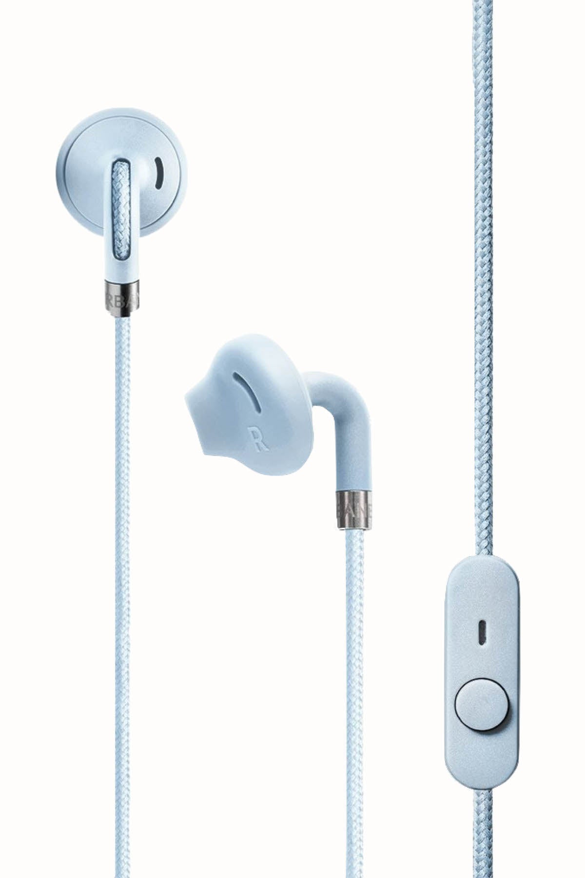 UrbanEars Snow-Blue Sumpan Earbuds w/ Microphone & Remote