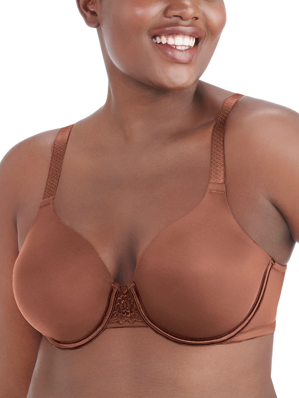Vanity Fair Beauty Back Smoothing Full-figure Contour Bra 76380 More Coffee  (Nude 2)