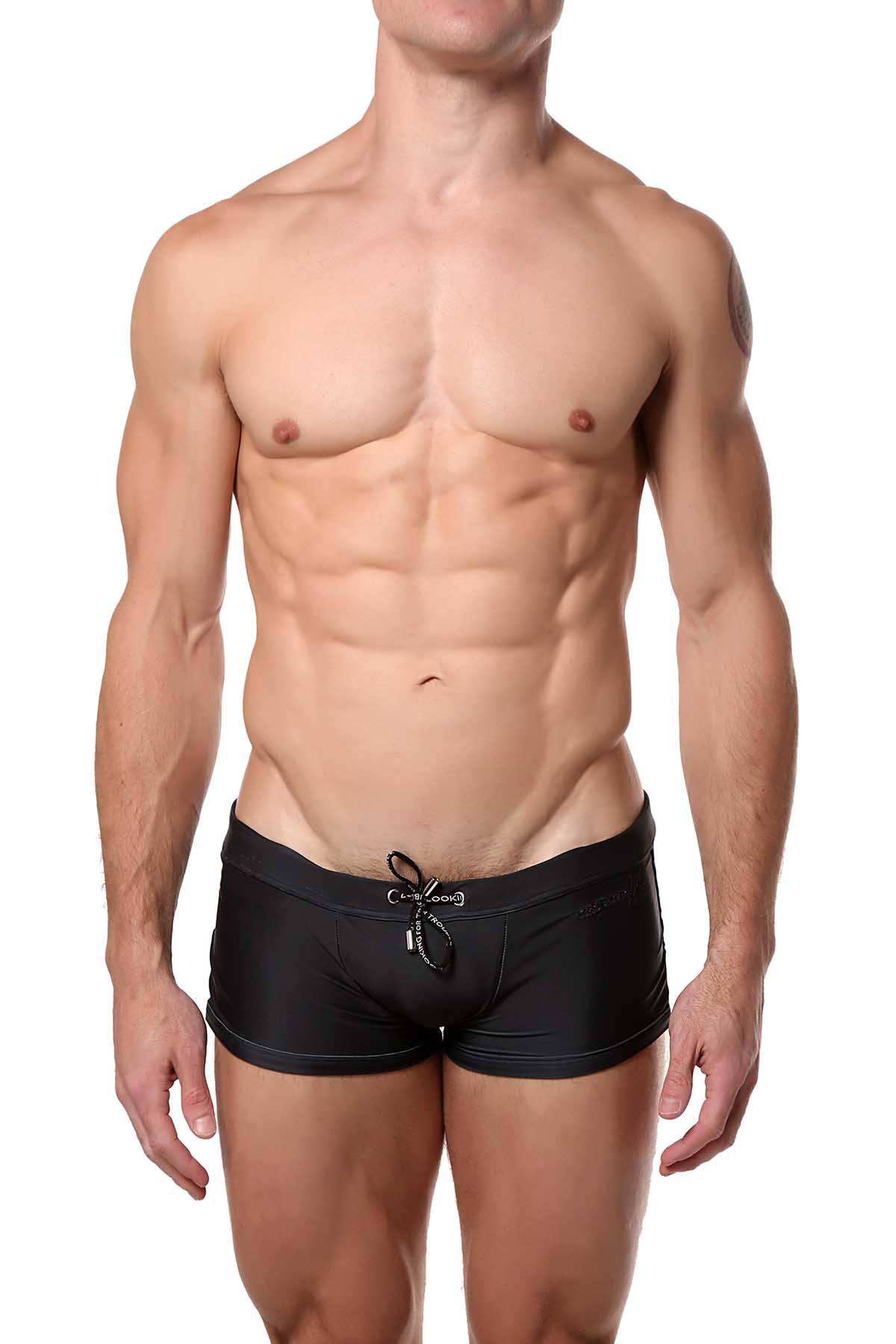 Vanwolff Gold/Black Seahorse Prey Swim Trunk