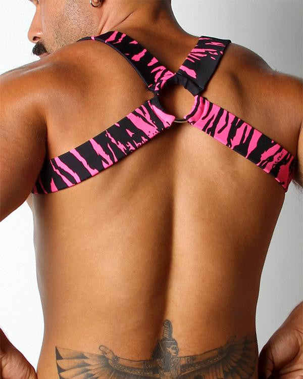 Vaux Pink Zebra Vx4 Harness