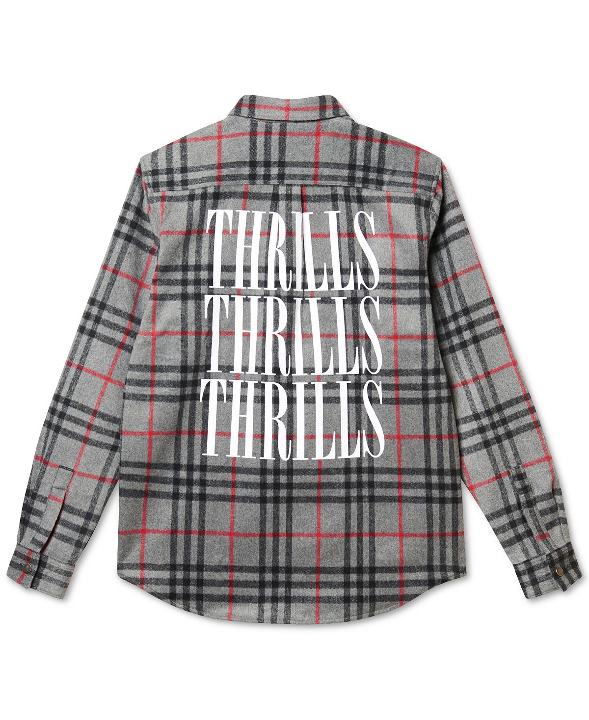 Versace Wesc Olavi Thrills Plaid Shirt Asphalt