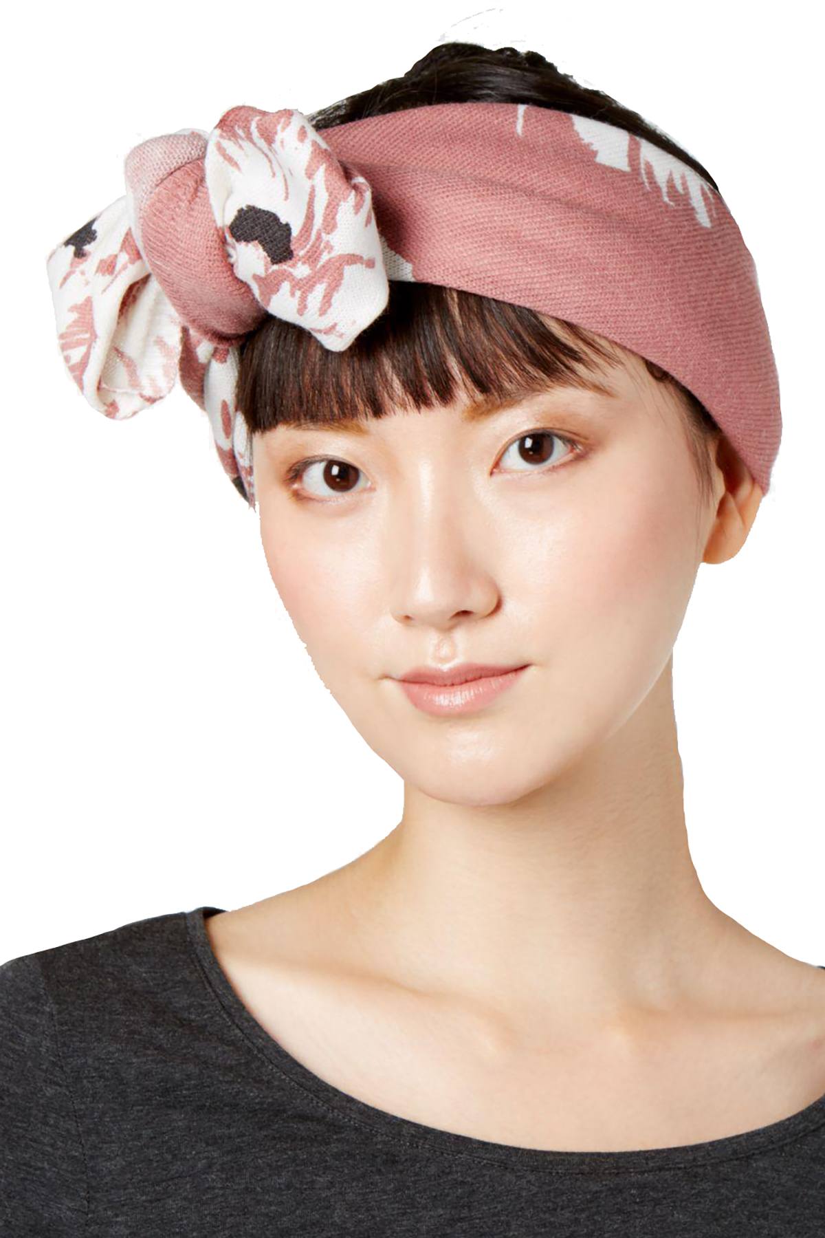 Vince Camuto Blush Floral Bandana Scarf