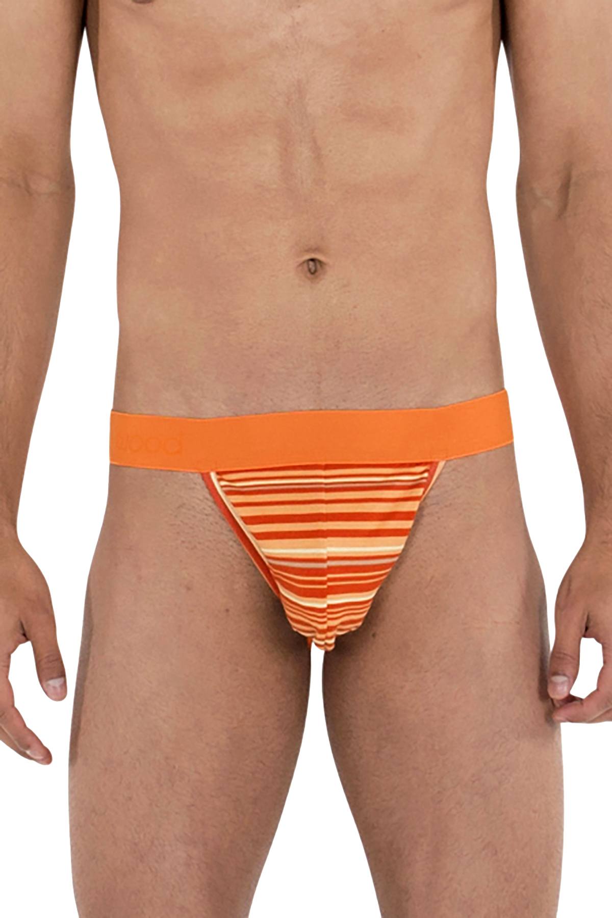 WOOD Orange Stripe Jock