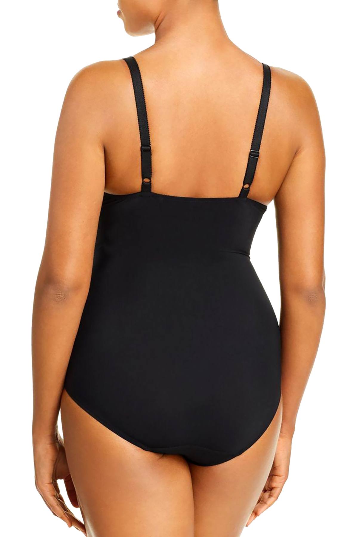Wacoal Black Visual Effects Firm Control Jacquard Body Briefer Bodysuit
