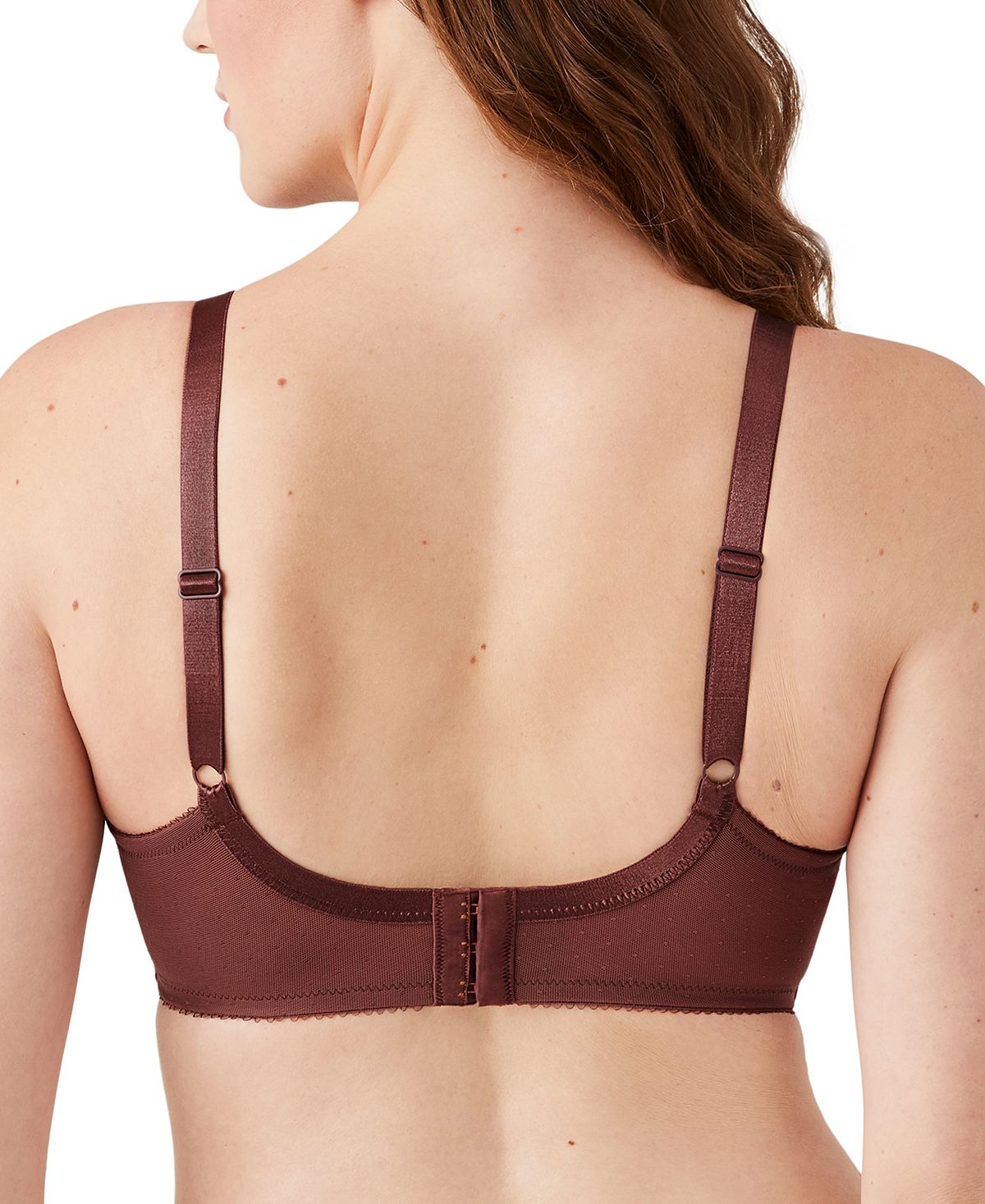 Wacoal Retro Chic Full-figure Underwire Bra 855186 Up To I Cup Marron