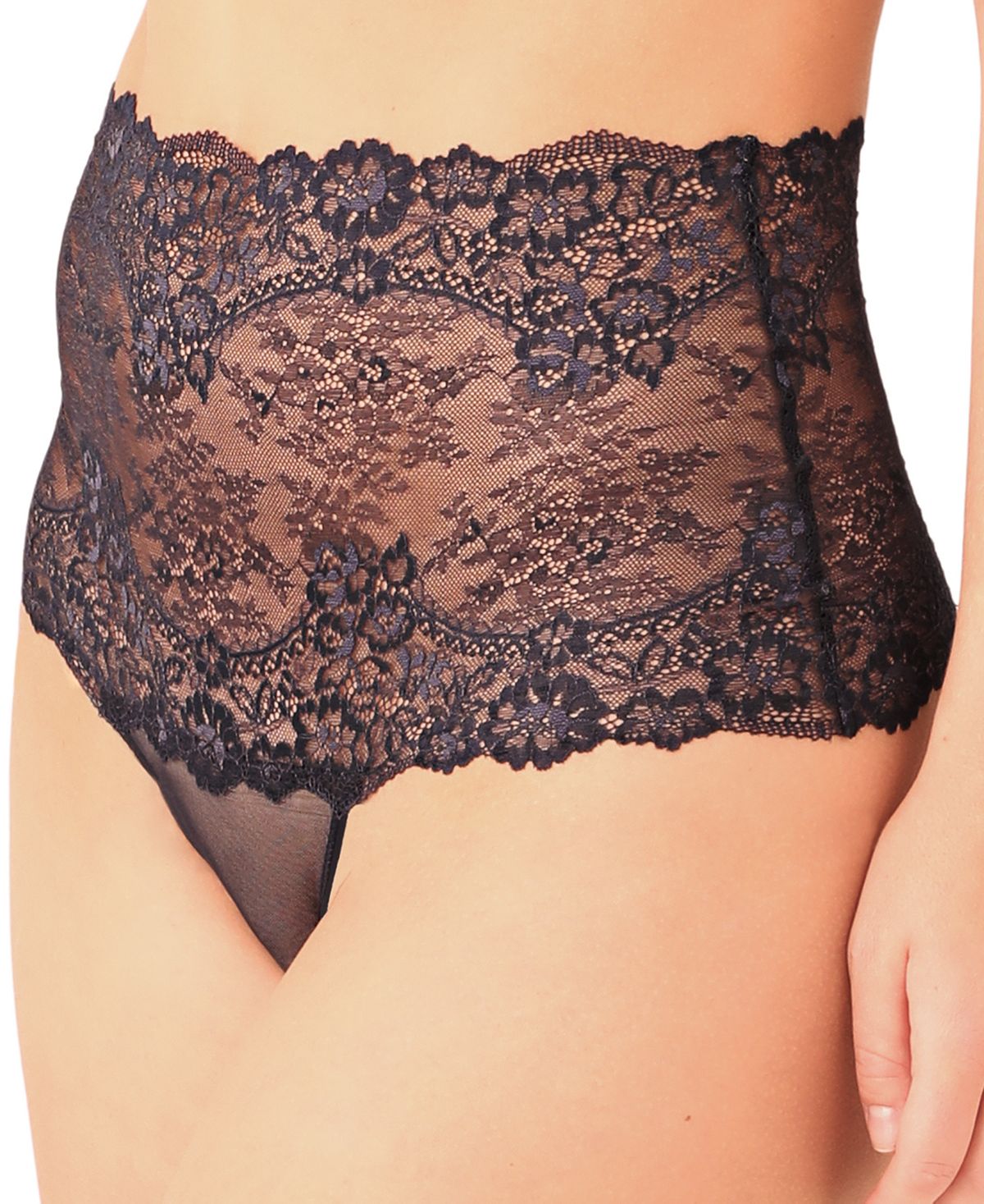 Wacoal Wo Level Up Lace High-waist Thong Underwear 844369 Night Sky