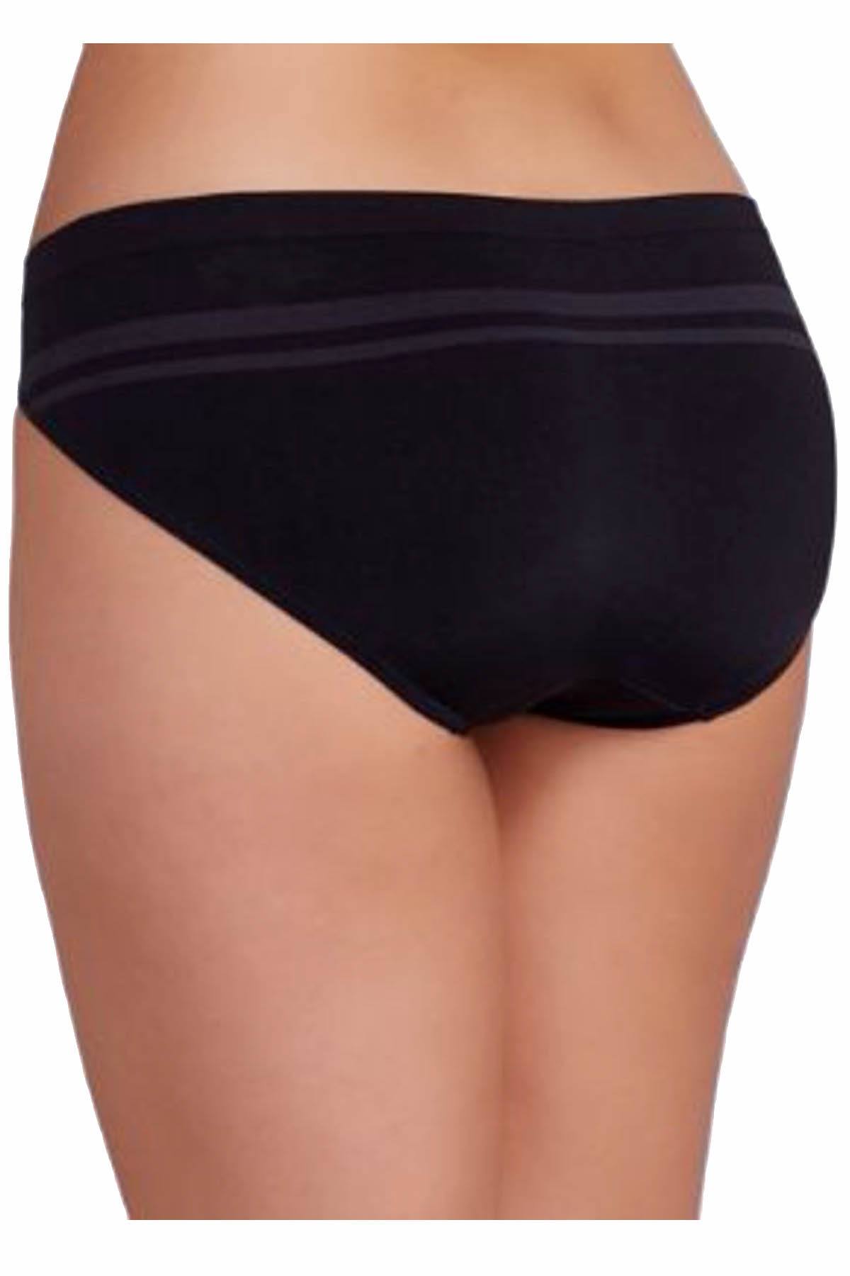 Warners Black No-Pinching No-Problem Seamless Bikini