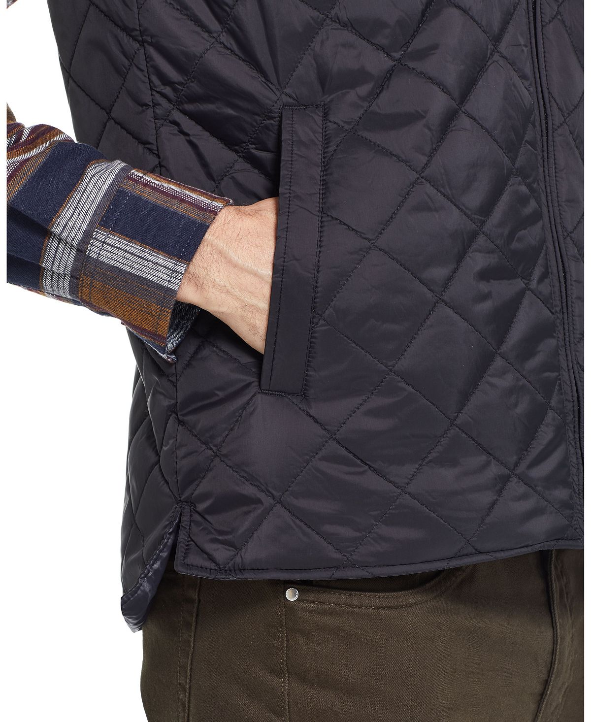 Weatherproof Vintage Diamond Quilted Vest Black