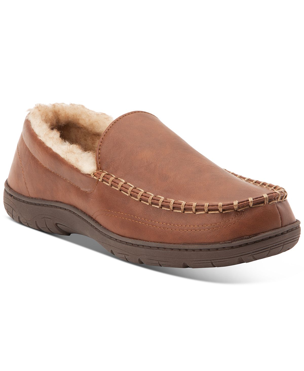Weatherproof Vintage Moccasin Slippers Tan
