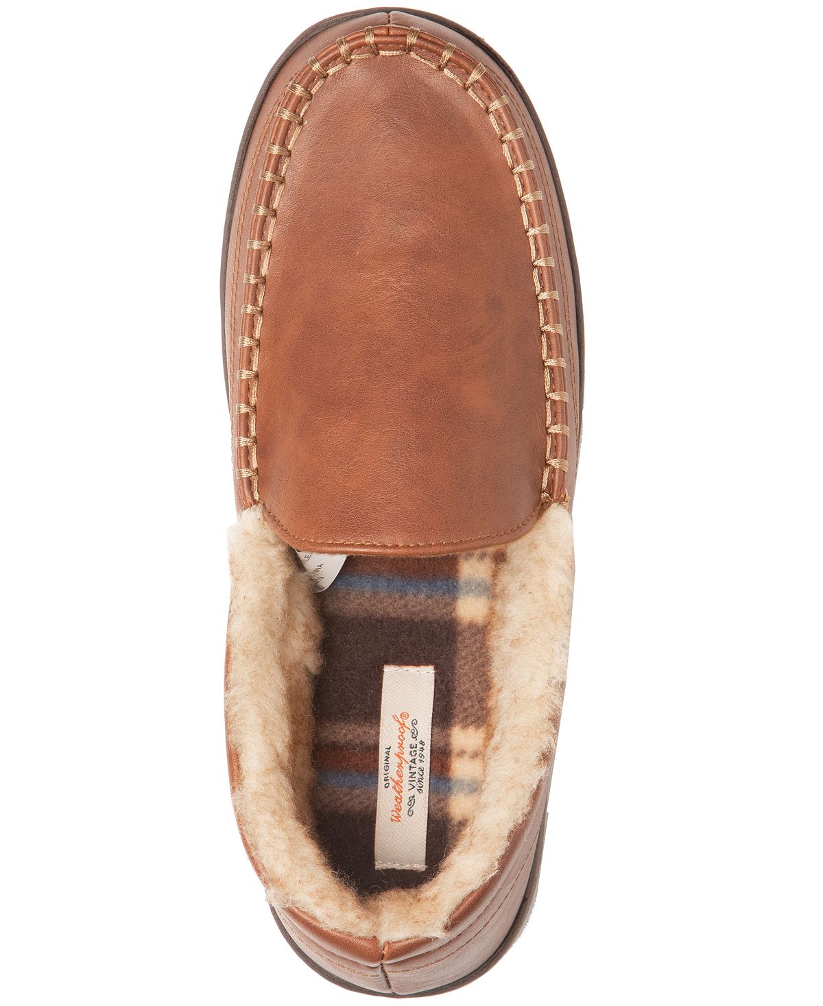 Weatherproof Vintage Moccasin Slippers Tan