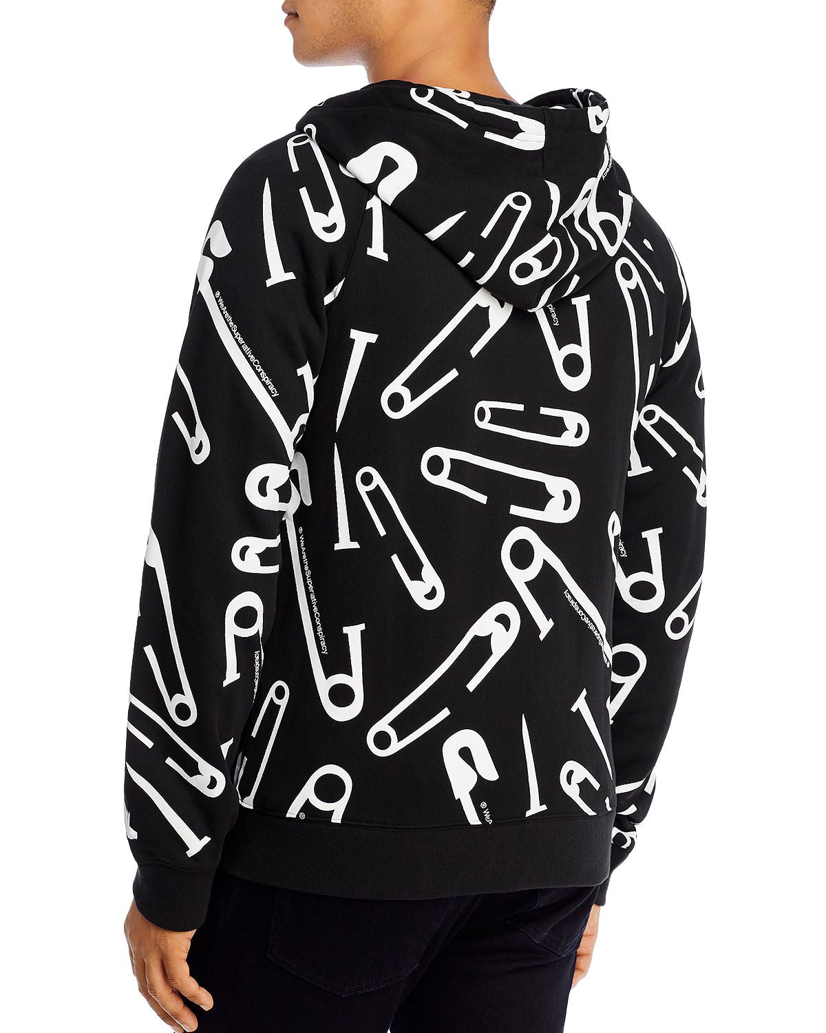 Wesc Madden Graphic Logo Hoodie Black