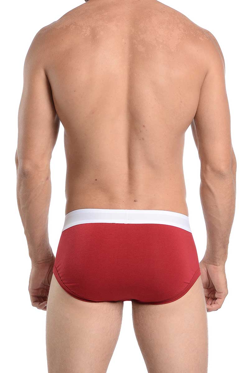 Wood Crimson Red Classic Brief