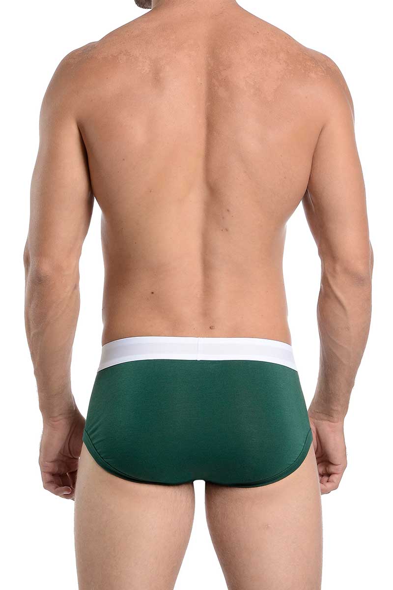 Wood Forest Green Classic Brief
