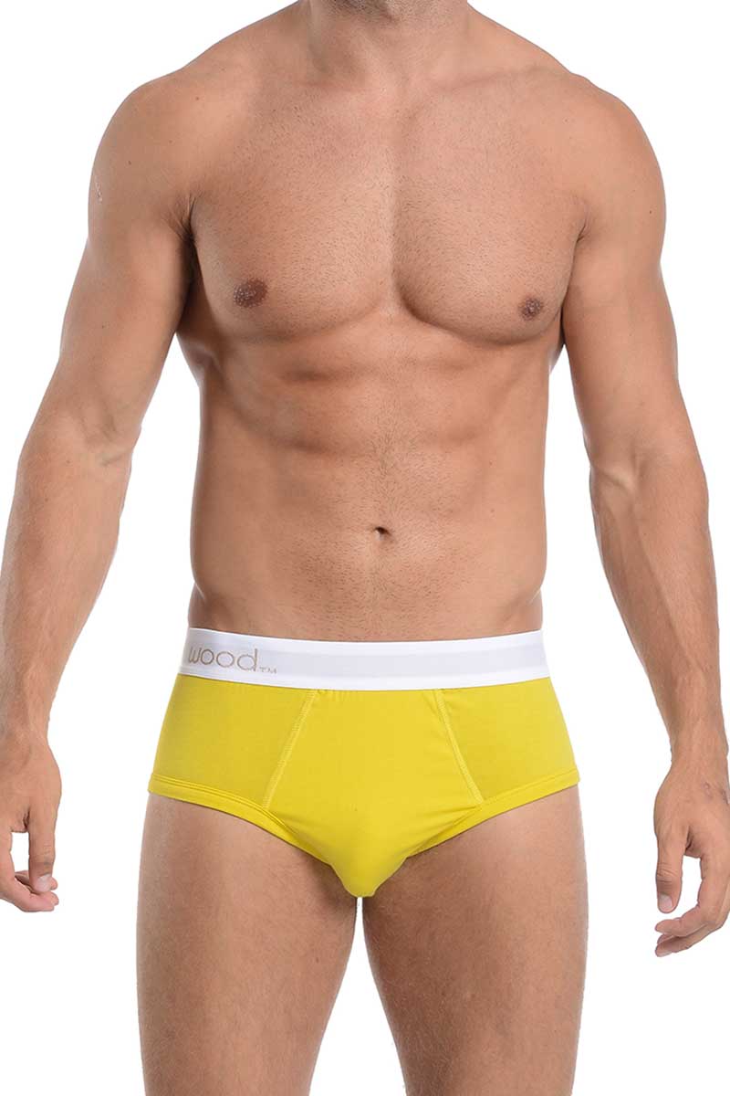 Wood Yellow Classic Brief