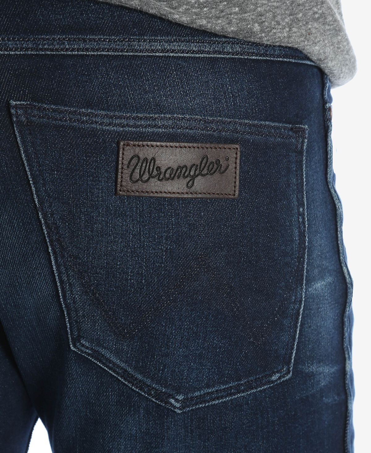 Wrangler Slim Straight Fit Jeans Flip The Blue